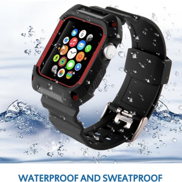 Apple Watch protective case band 38mm black - Picture 2 of 4